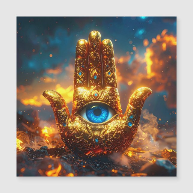 MAIN DE HAMSA - ZEN BOUDDHISME (Devant)