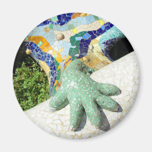 Main de mosaïque - aimant frais