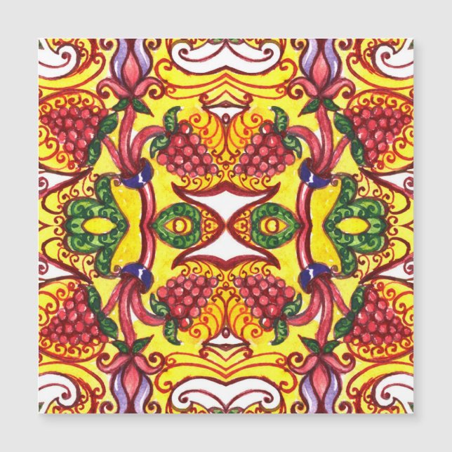 Main Dessinée : Élégance Ornementale Florale. (Devant)