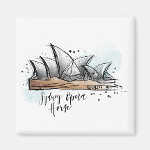 Main Drag Sydney Opera House Magnet