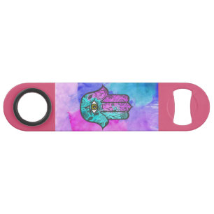 Main Girly de Hamsa d'impression florale