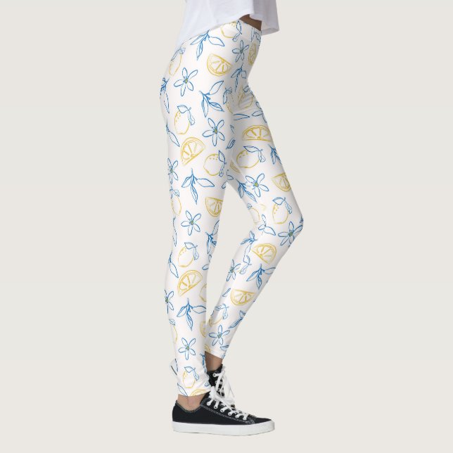 Main Motif citron dessinée - Leggings (Droite)