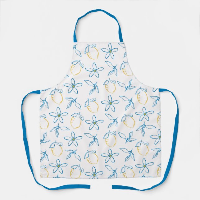 Main Motif Citrus tirée - Tablier (Recto)