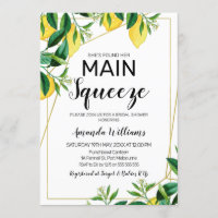 Main presse ligne art nuptiale invitation douche