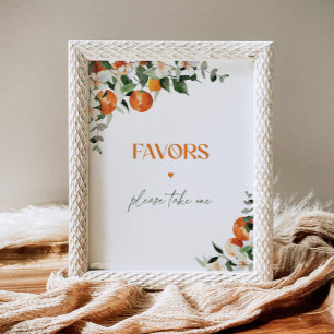 Main presser agrumes oranges Favoriser Poster