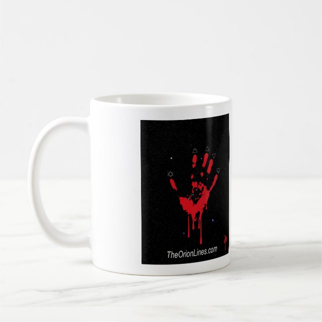 main sanglante sur la tasse d'orion (Gauche)