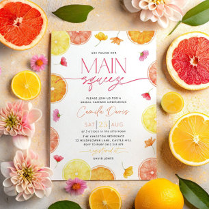 Main Squeeze nuptiale Invitation Mariage de citron