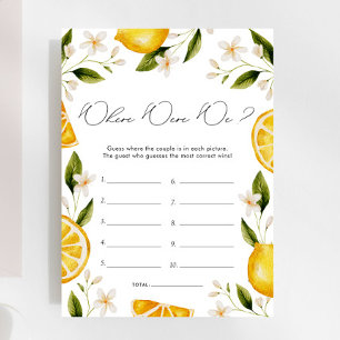 Main Squeeze Où Étions-Nous Fête des mariées Jeu