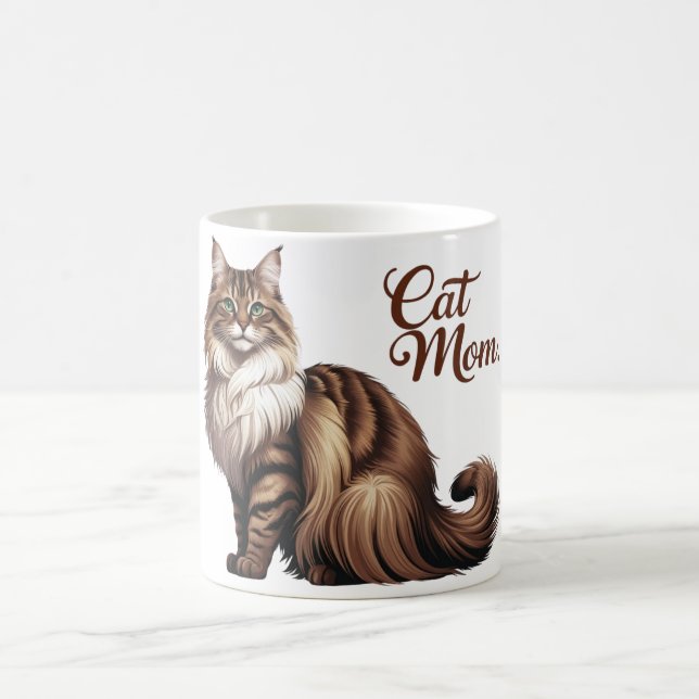 Maine Coon Empire Chat Maman Mug I (Centre)