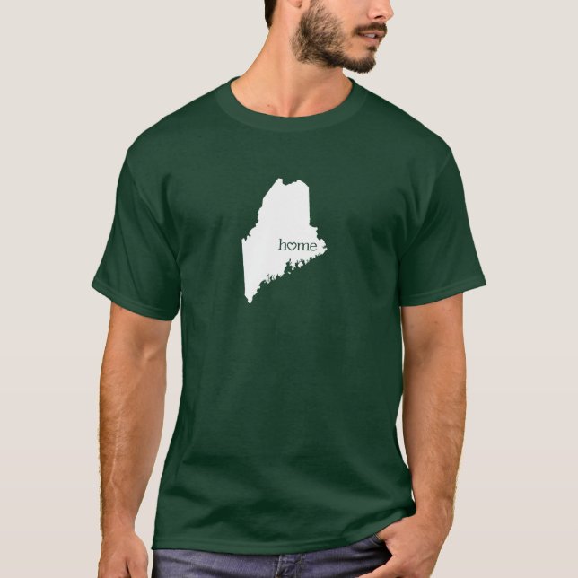 Maine Home State ME T-Shirt (Devant)