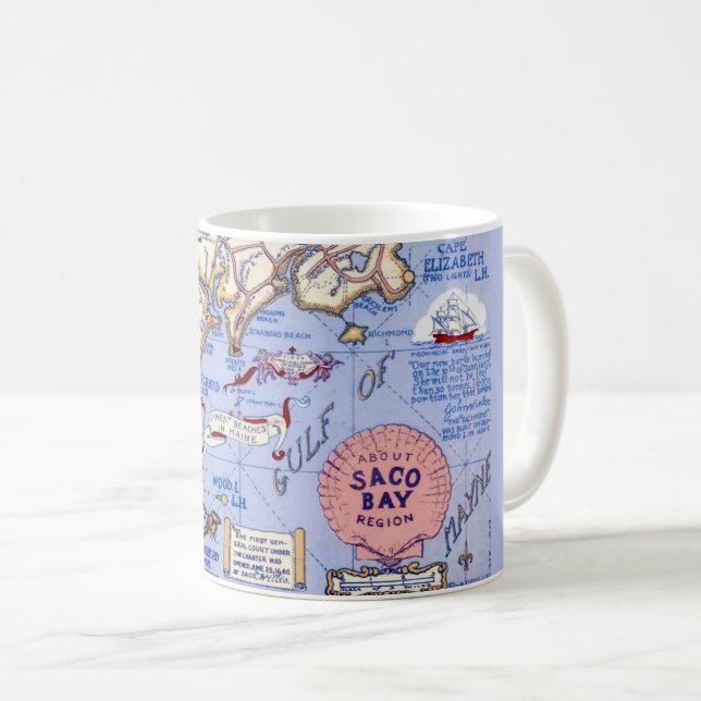 Maine - Tasse Saco Bay (Devant droit)