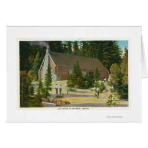 MaineVue d'un Cabine de journaux dans le Maine Woo