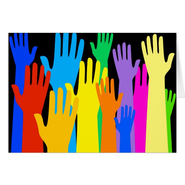 Mains colorées (Devant horizontal)