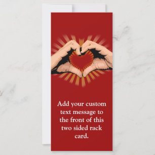 Mains dans la forme d'un coeur, Love Design