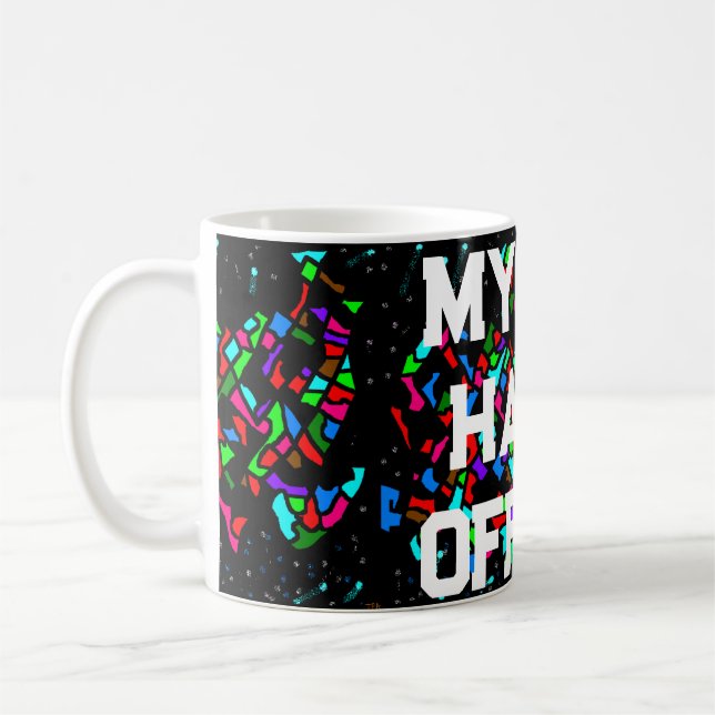 MAINS DE MON MOSAÏQUE MUG MOTTERNÉ DE MOTS (Gauche)