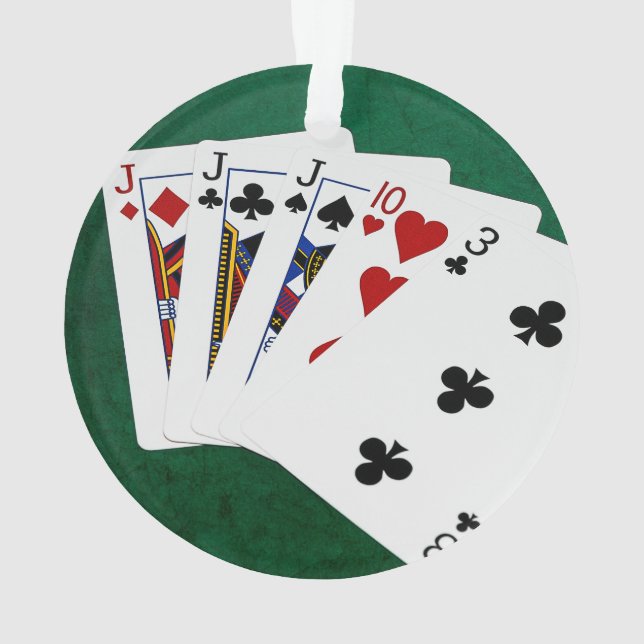 Mains De Poker - Trois D'Un Genre - Jack (dos)