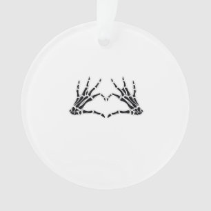 Mains De Squelette En Forme De Coeur - Art Unique 