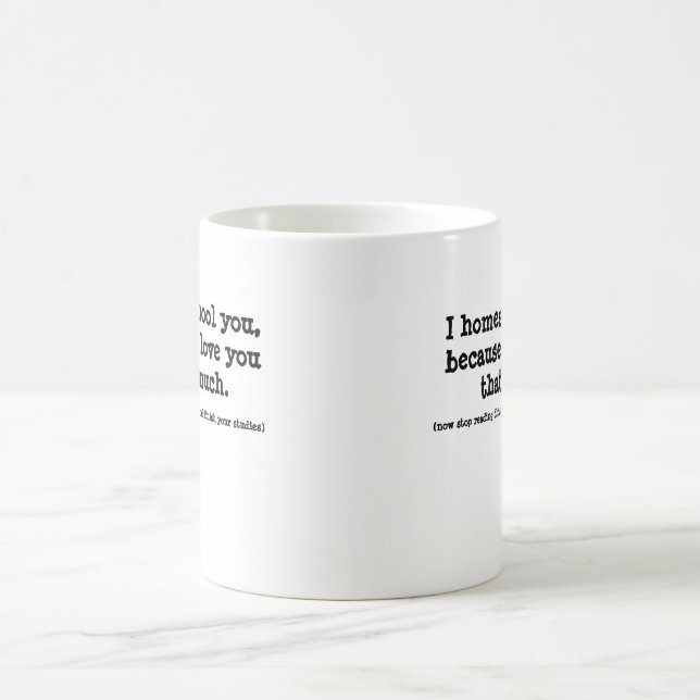 maintenant cessez de lire cette tasse et finissez (Centre)