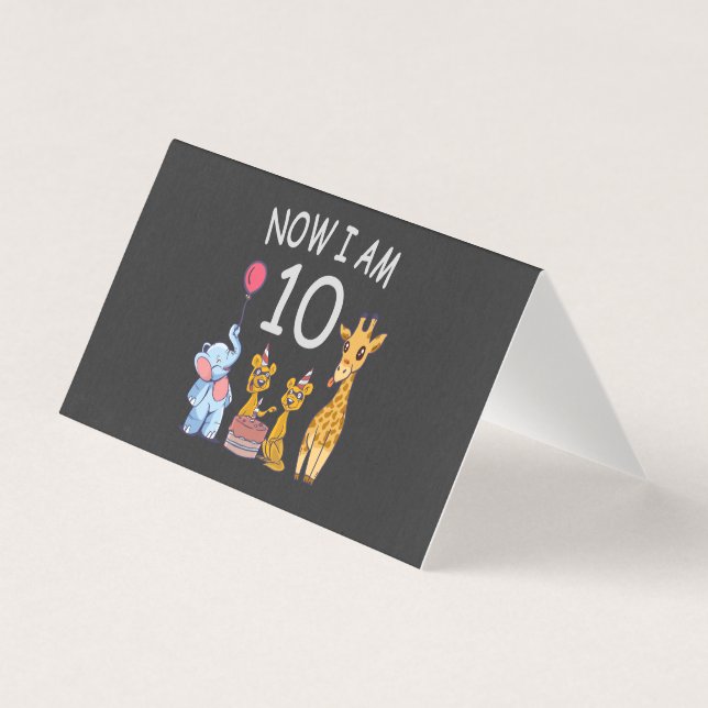 Maintenant j'ai 10 ans 10ème anniversaire au Zoo (Front)