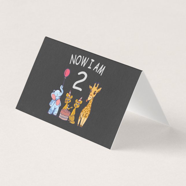 Maintenant j'ai 2 ans 2ème anniversaire au Zoo (Front)