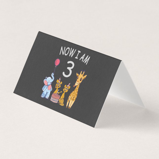 Maintenant j'ai 3 ans 3ème anniversaire au Zoo (Front)