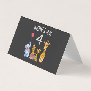 Maintenant j'ai 4 ans 4ème anniversaire au Zoo