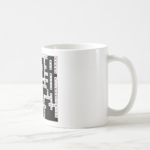 MAINTENANT tasse de mots croisé