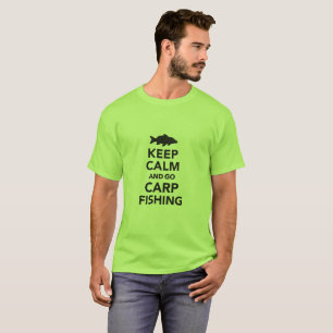 "Maintenez calme et allez T-shirt de pêche de