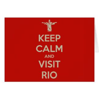 Maintenez calme et visite Rio