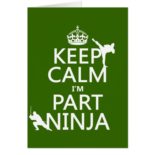 Maintenez calme je suis partie Ninja (dans toute (Devant)