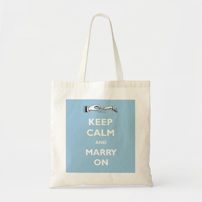 Maintenez calme pour se marier sur le sac (Devant)