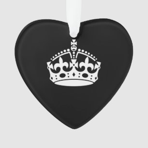 MAINTENIR LE SYMBOLE DE LA COURONNE CALME en noir
