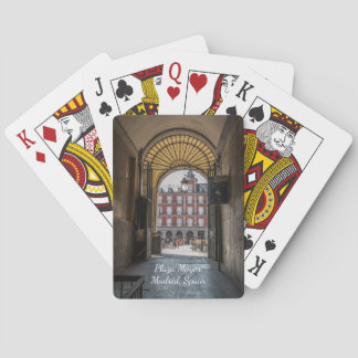 Maire de plaza, cartes de jeu de Madrid