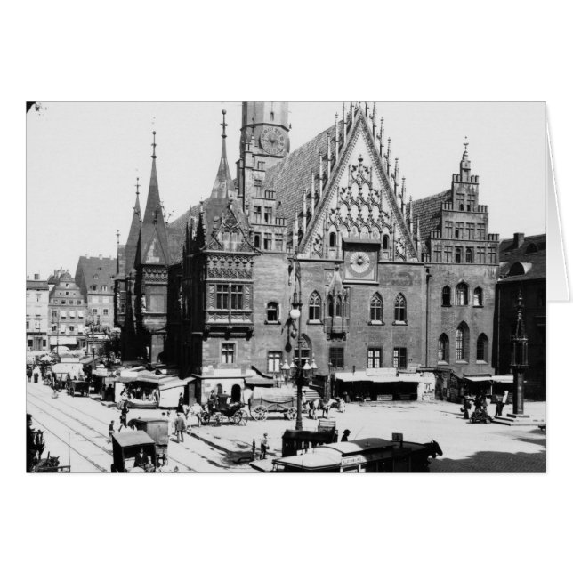 Mairie, Breslau Pologne, c.1910 (Devant horizontal)