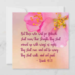 Mais Ceux Qui Attendent L'Inspiration Florale Chré