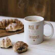 Mais d'abord, Café – Mug à typographie marron gras