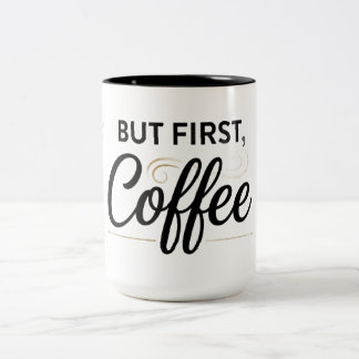 Mais d'abord Café Mug Deux-Tons 15oz
