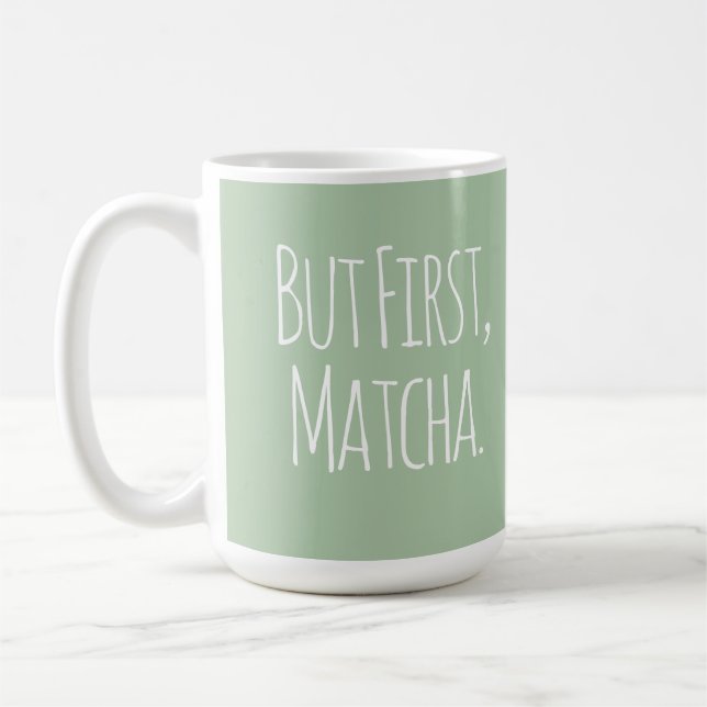 Mais d'abord Mug de thé au café matcha (Gauche)