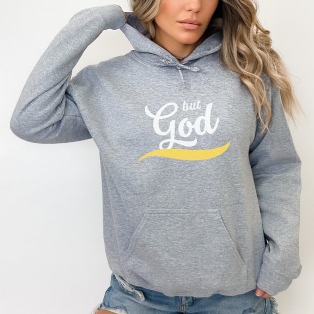 Mais Dieu a caché Sweatshirt, Sweat - shirt à capu (Créateur téléchargé)