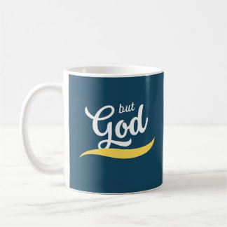 Mais Dieu Retro Mug, Faith Mug, Christian Gig Mug