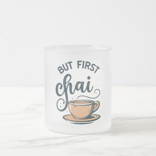 Mais First Chai : Une Mug beige de Bliss