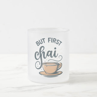 Mais First Chai : Une Mug beige de Bliss