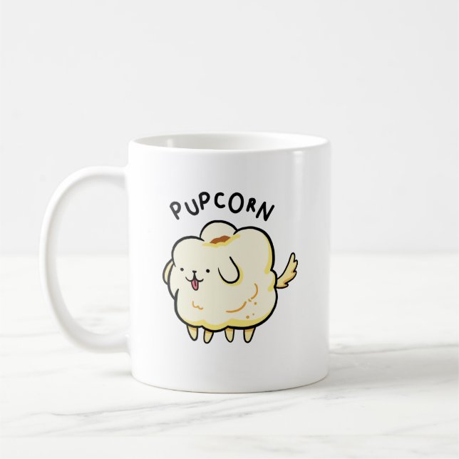 Maïs-levrette Puppy Chien Pun Mug (Gauche)
