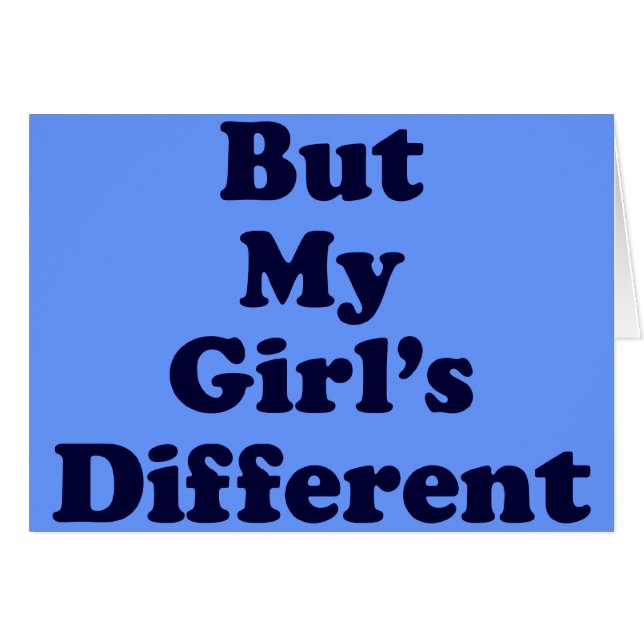 Mais ma fille est différente (Devant horizontal)