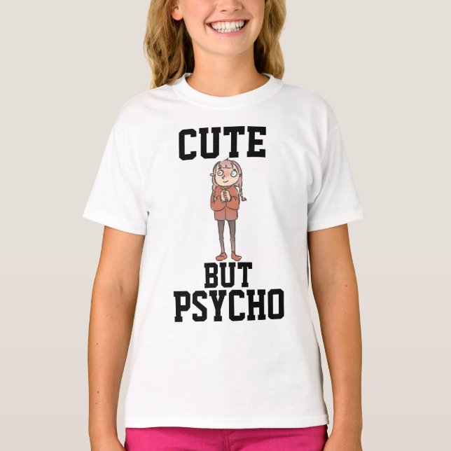 MAIS MAIS PSYCHO Filles T-shirts drôles (Devant)