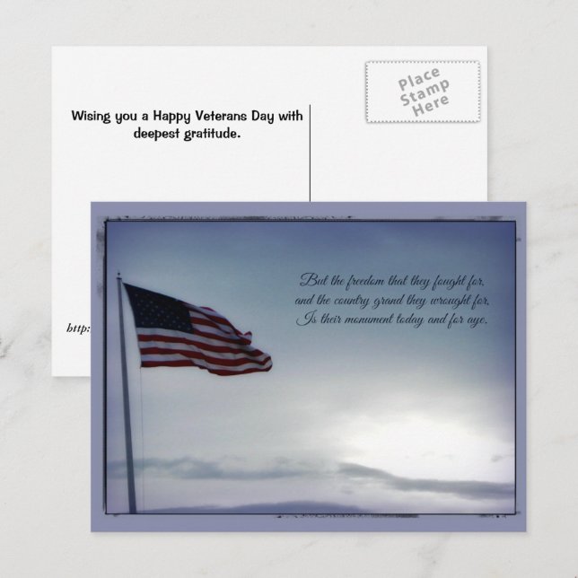 Mais pour la liberté combattu ... Carte de la Jour (Devant / Derrière)