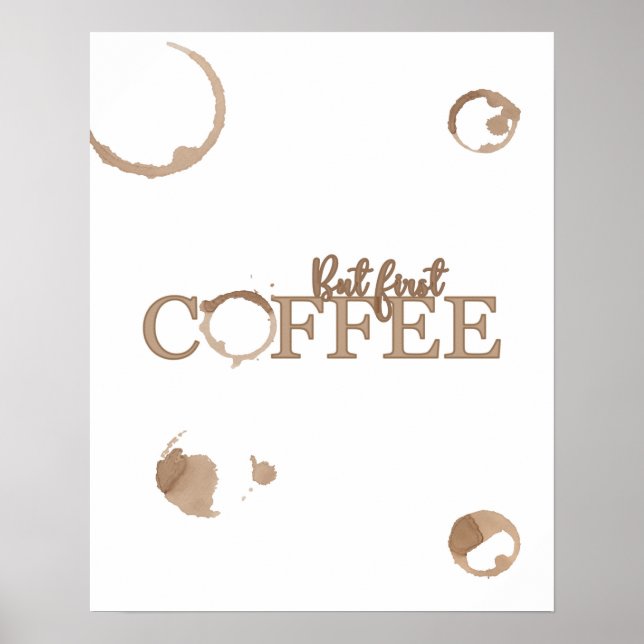 Mais premier poster de café (Devant)