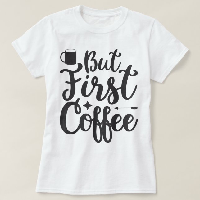 Mais premier T-shirt café (Design devant)