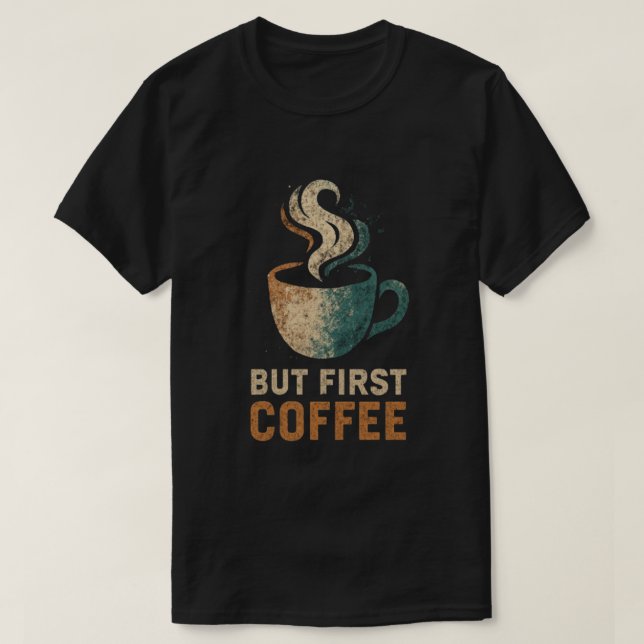Mais Premier T-shirt café (Design devant)