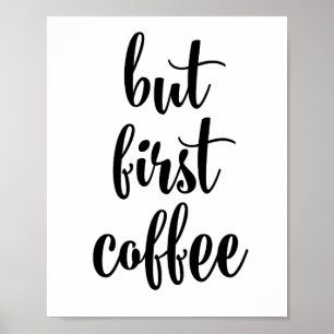 Mais première affiche de café